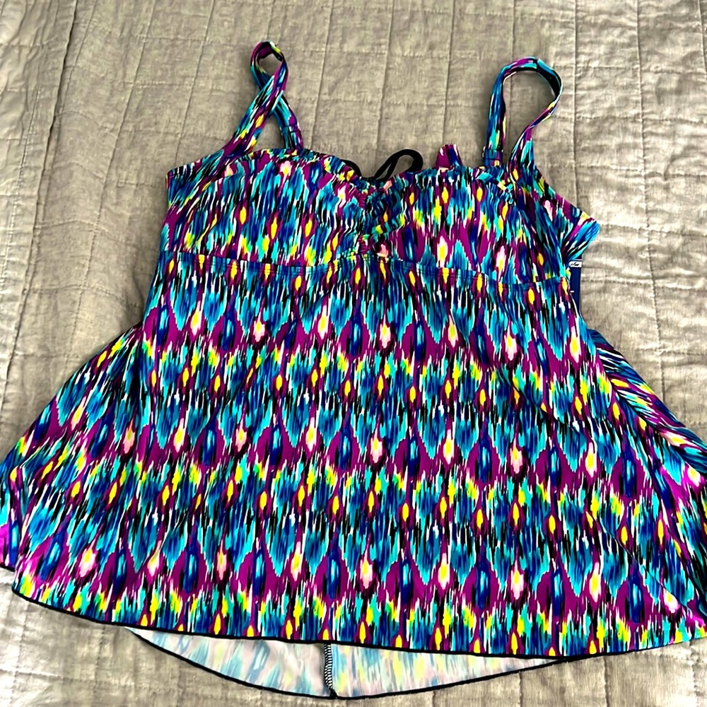 Hilor Size 24 Multi Color Tankini